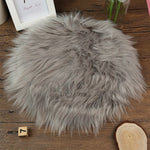 30*30CM Soft Artificial Sheepskin Rug Chair Cover Bedroom Mat Artificial Wool Warm Hairy Carpet Seat Textil Fur Area Rugs