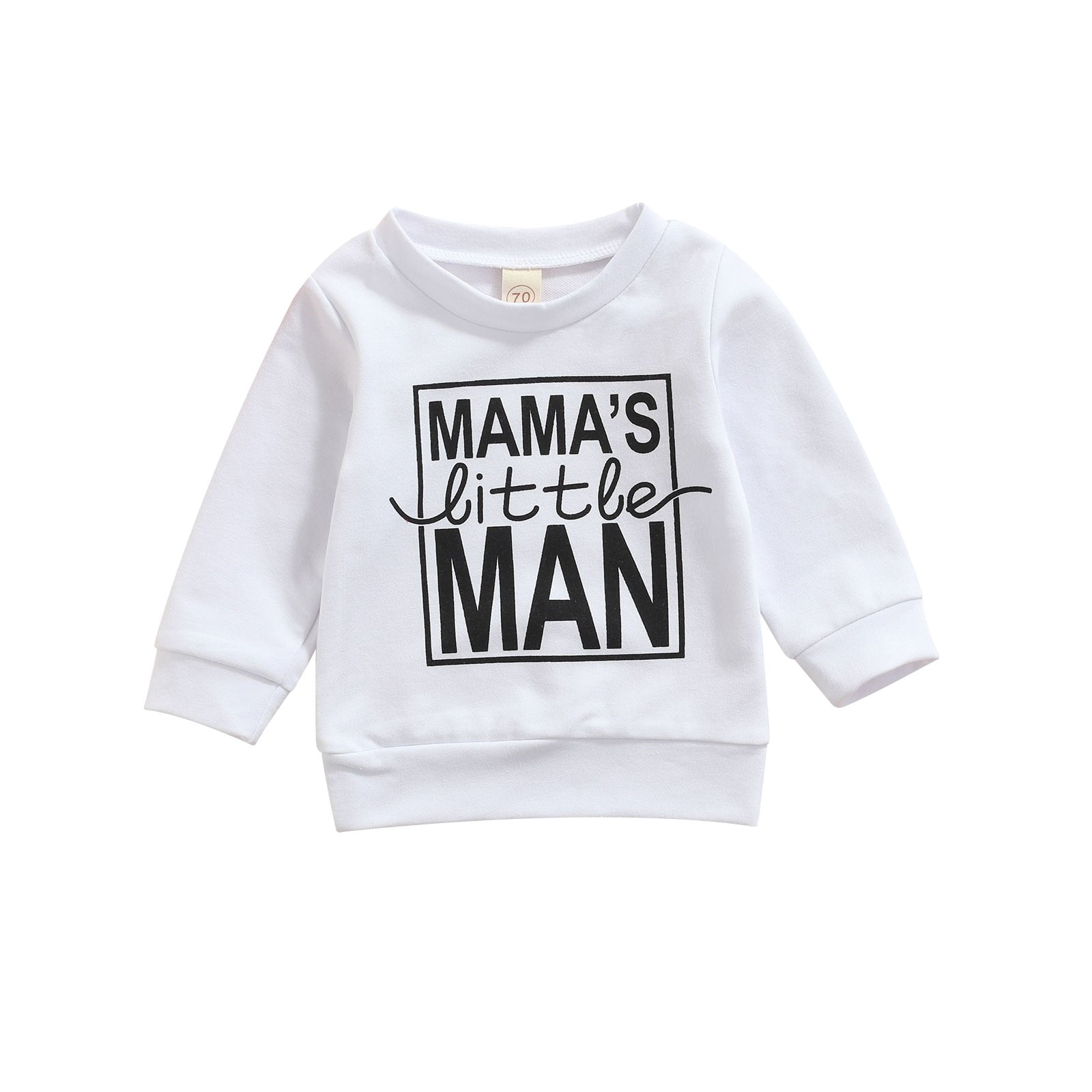 0-3Y Autumn Baby Boys Sweater Outwear 3 Colors Letter Printed Long Sleeve Pullover Causal Tops