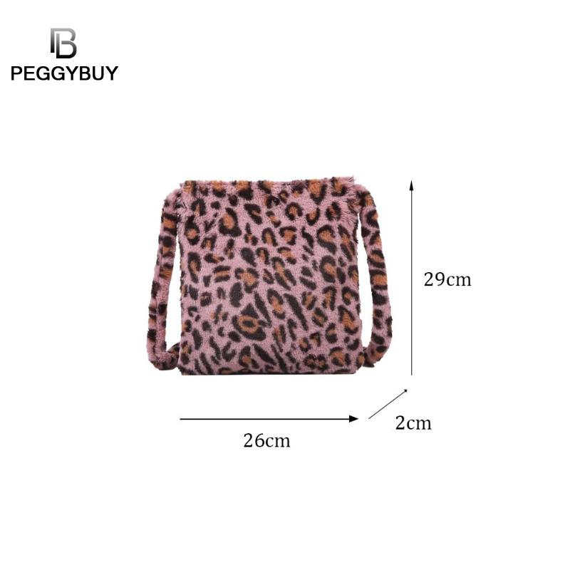 HOT Leopard Plush Shoulder Bag