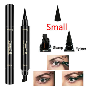 Cmaadu 2 In1 Stamp Seal Eyeliner Pen Waterproof Liquid Eyeliner