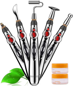 5 in 1 Electronic Acupuncture Pen with 5 Pain Relief Therapy Massage