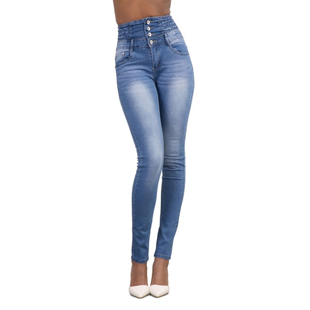 Spring Summer Woman skinny jeans Denim Pencil Pants