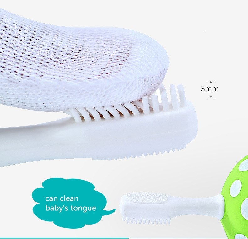 Baby Toothbrush Food Grade Silicone Training Tooth Brush