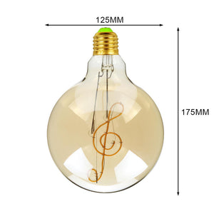 LED Filament Lamp Letter Lamp LOVE HOME HELLO Antique Lamp G125 Retro Modeling Lamp Edison Bulb