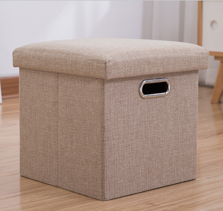 Storage Can Sit With Lid Storage Box Stool 30*30*30cm/40*25*25cm