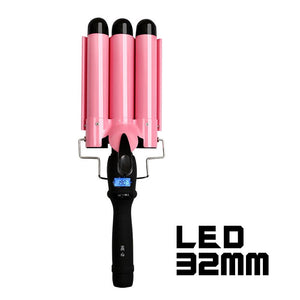 New Arrival Hair Curling Iron LED Ceramic Triple Barrel