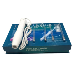 4 In 1 Portable High Frequency High Frequency Electrotherapy Beauty Device Spot Remover wand Facial Skin Care Spa