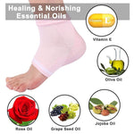 Silicone Moisturizing Gel Heel Socks For Cracked Dry Foot