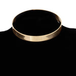 15MM Width Metal Cuff Collar Torques Necklace