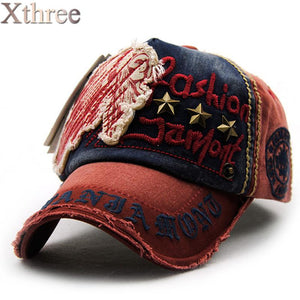 cotton embroidery antique style Baseball Cap casquette snapback hat