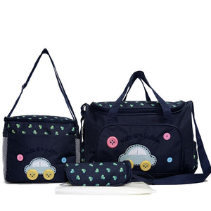 4 Pieces/Set Fashion Infant Baby Nappy Bag,