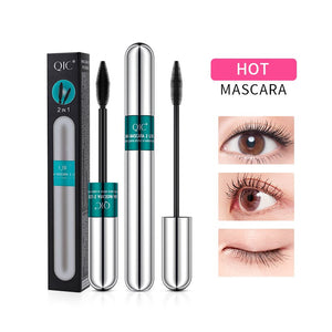 QIC Double Head Waterproof Mascara 4D