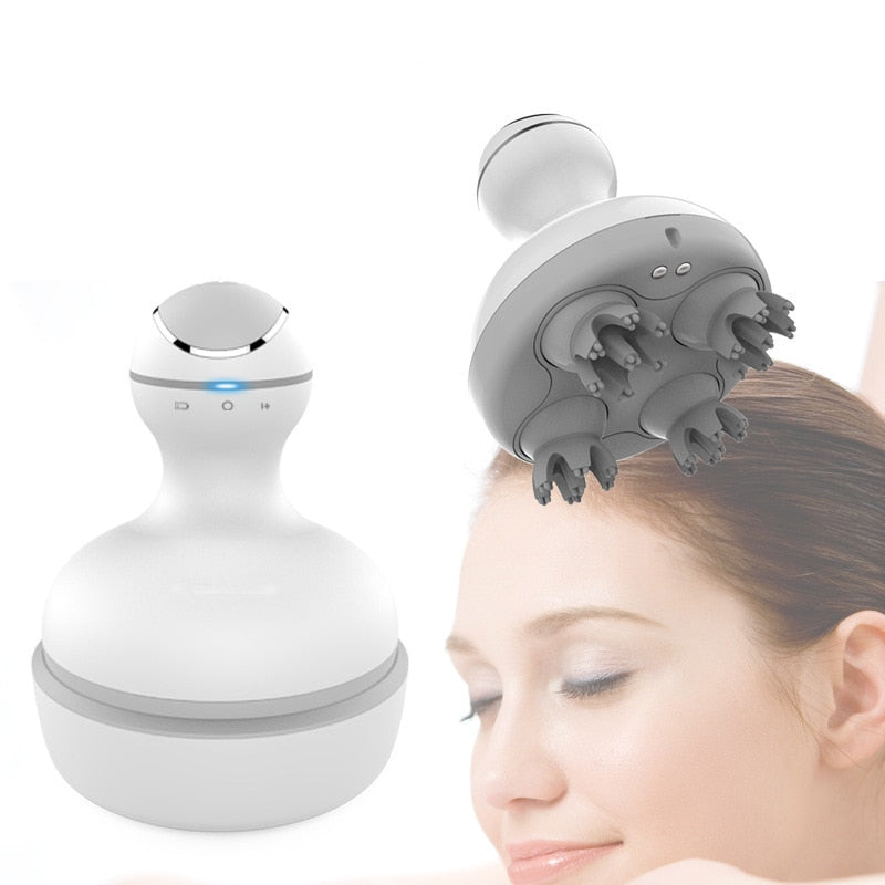 2021 New 3D Waterproof Electric Head Massager