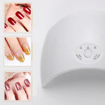 36W UV Lamp 12pcs LED Nail Dryer Micro USB