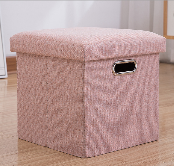 Storage Can Sit With Lid Storage Box Stool 30*30*30cm/40*25*25cm