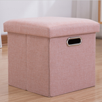 Storage Can Sit With Lid Storage Box Stool 30*30*30cm/40*25*25cm