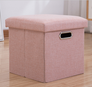 Storage Can Sit With Lid Storage Box Stool 30*30*30cm/40*25*25cm