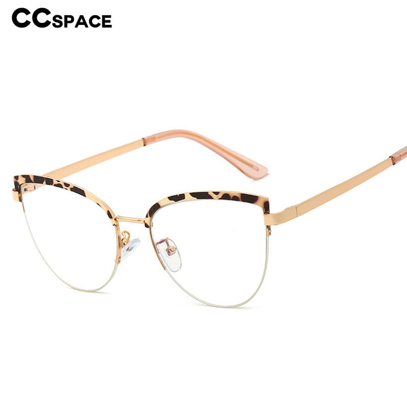 Vintage Cat Eye Anti-blue Light Metal Glasses Frames