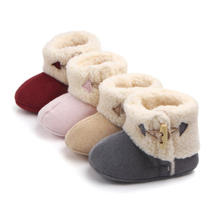 Fashion Winter Baby Boots Infant Girls Boys Warm Ankle Snow Boots