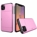 For iPhone 11 Pro Max XS X XR Case Slide Armor Wallet Card Slots Holder Cover For IPhone 7 8 6 6s Plus 5 5s TPU Shockproof Shell