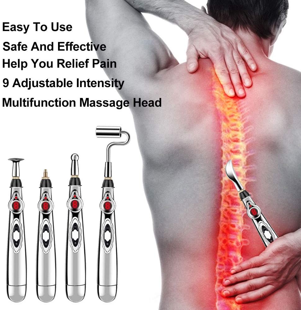 5 in 1 Electronic Acupuncture Pen with 5 Pain Relief Therapy Massage