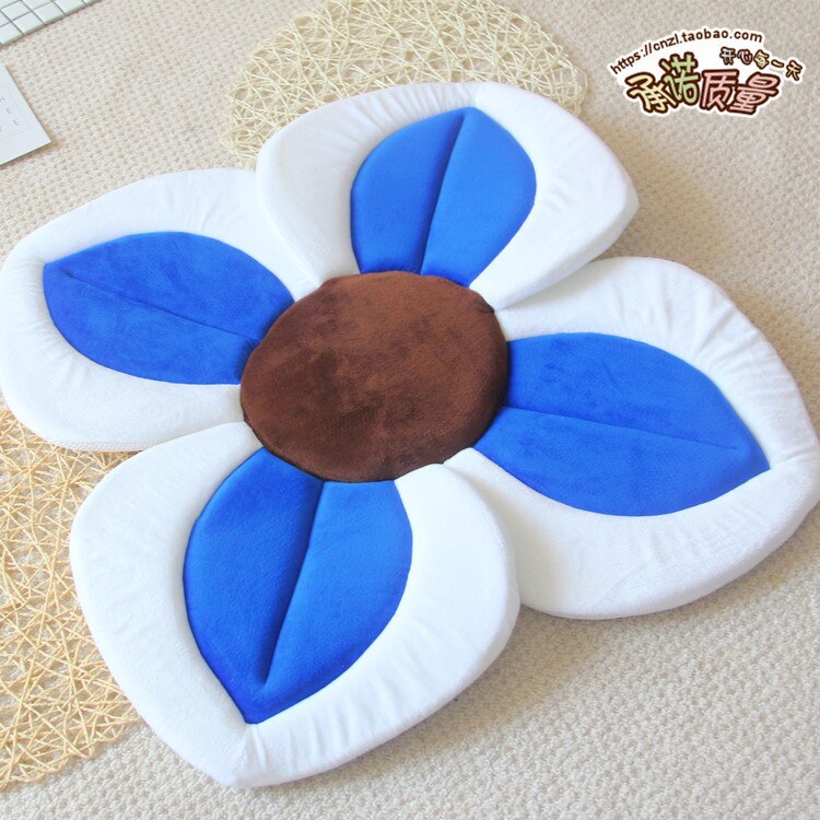 80CM Baby Bath Mat Blooming Bath Tub Flower Baby Bath Sink Safe Newborn Infant Shower Bathing Foldable Security Petal Seat Pads