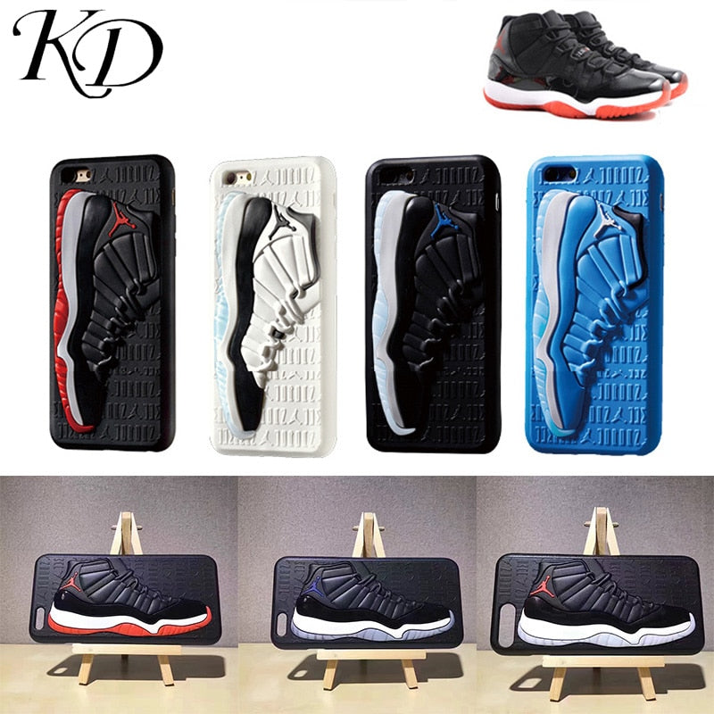 Jordan Sneaker  Case for iphone 6 6S 7 8 Plus X 10 XS XR MAX Soft Cover