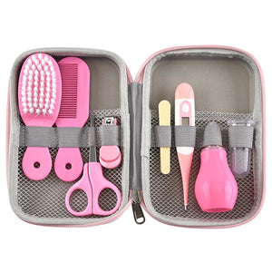 8pcs/set Baby Nail Scissors Clipper Portable Infant Child Healthcare Tools Set