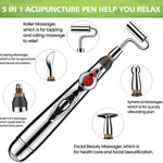 5 in 1 Electronic Acupuncture Pen with 5 Pain Relief Therapy Massage