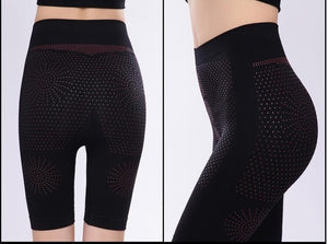 Far Infrared Magnetic Therapy Slimming Pants Seamless Trigonometric