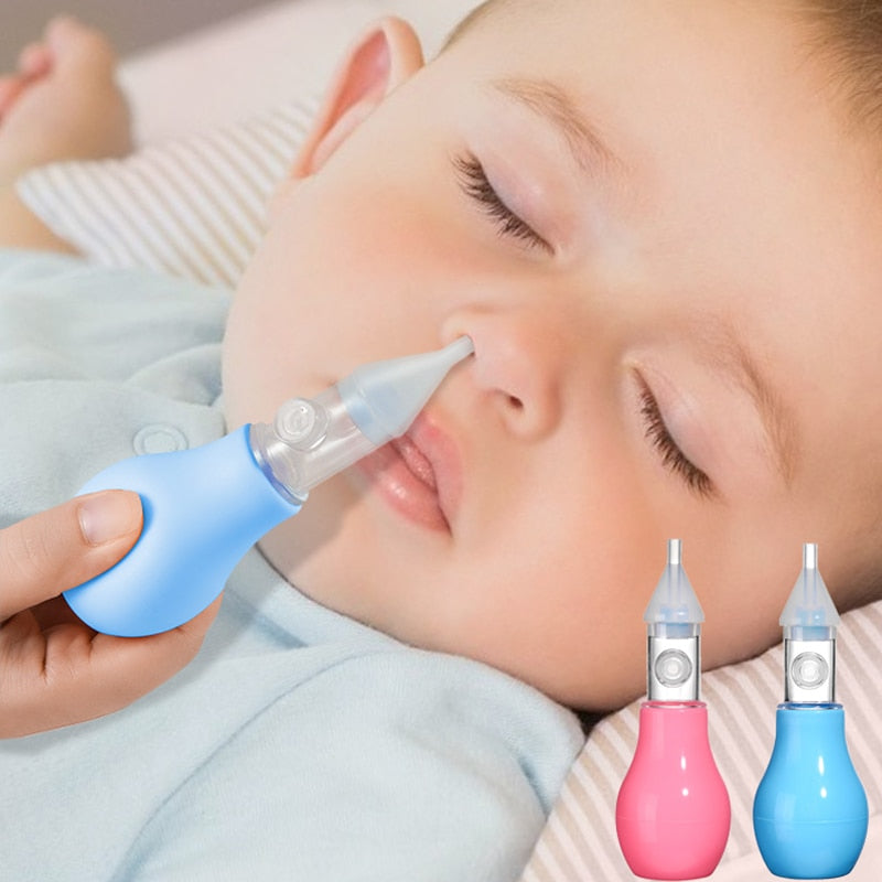 Infant silicone nasal aspirator pump