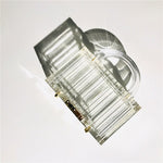 Transparent Striped Acrylic Evening Bag