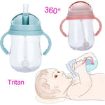 Silica Gel Feeding Kids Toddler Newborn Baby Drink Cups Water Bottles Kids Drinking Sippy A Cup with Straw Copo Infantil Drinker