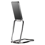 Double Magic Magnetic Car Phone Holder Stand For IPhone Metal Phone Holder Foldable Desk Stand For Mobile Phone Universal