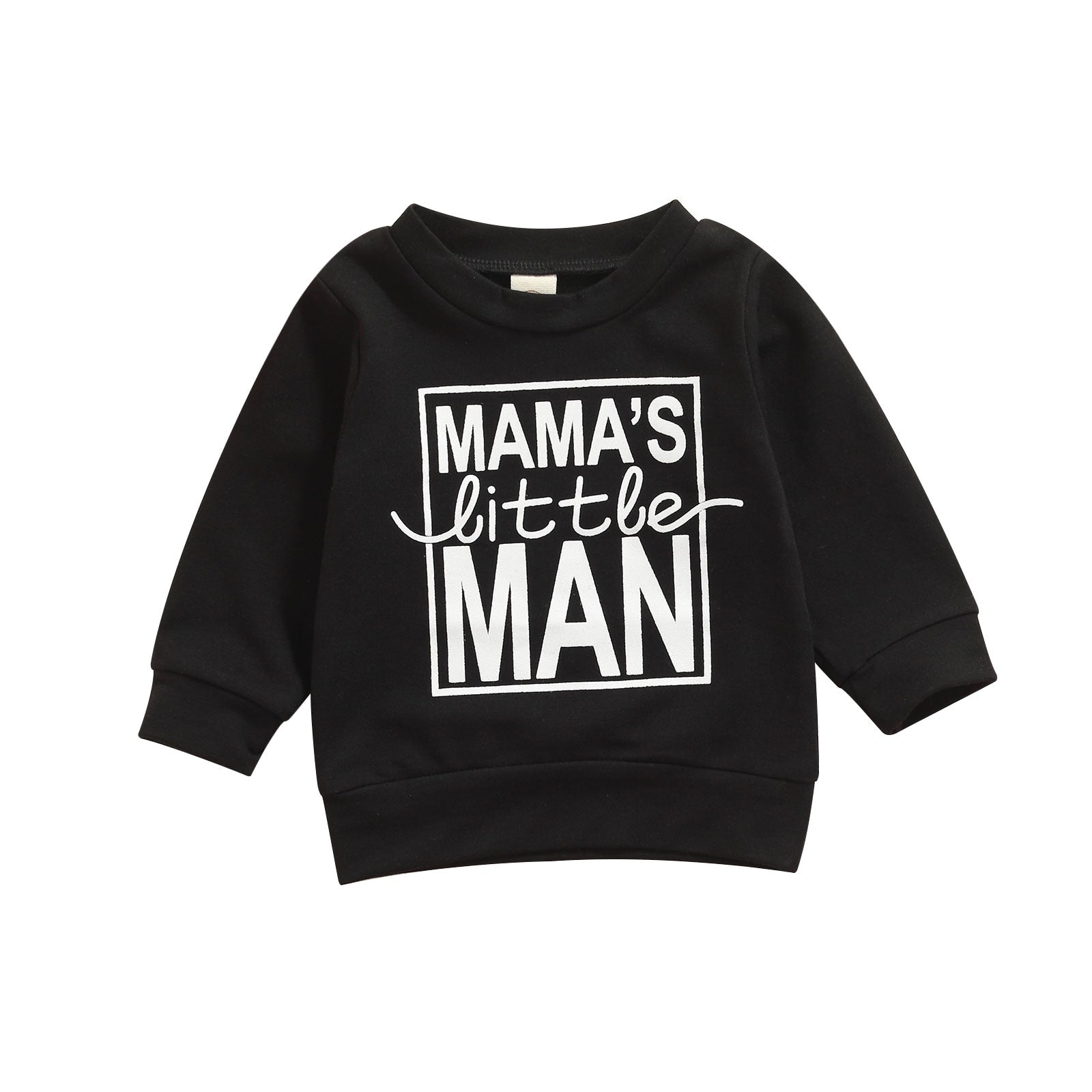 0-3Y Autumn Baby Boys Sweater Outwear 3 Colors Letter Printed Long Sleeve Pullover Causal Tops