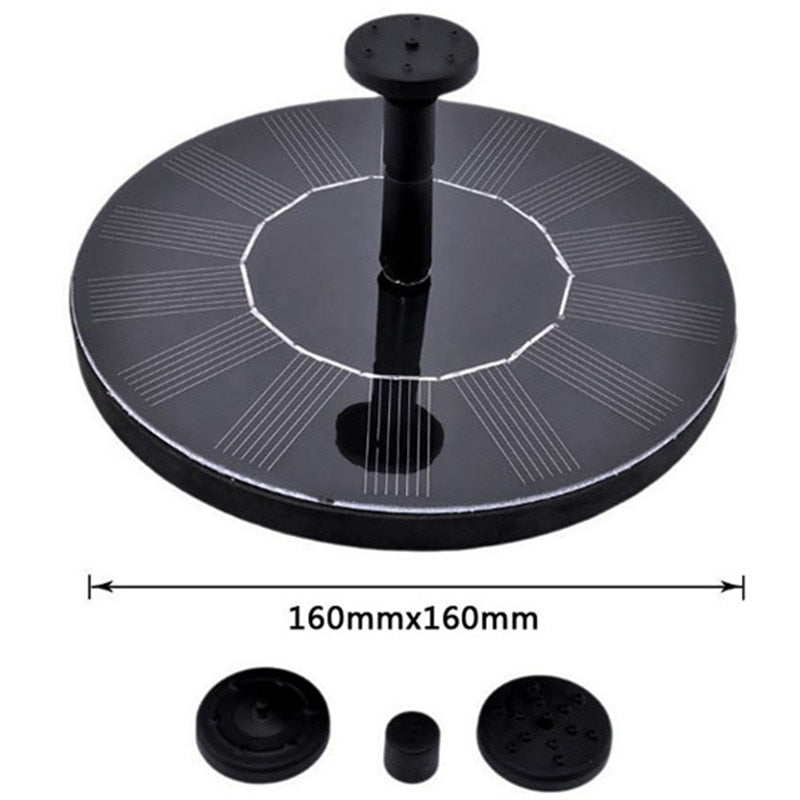 Floating Solar Panel Water Fountain For Garden Solar pump Pond Submersible Watering Pool Automatic Solar Fountains Waterfalls