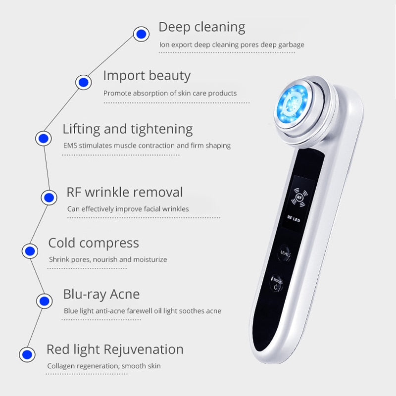 EMS RF Skin Care Clean Tighten Lifting Facial