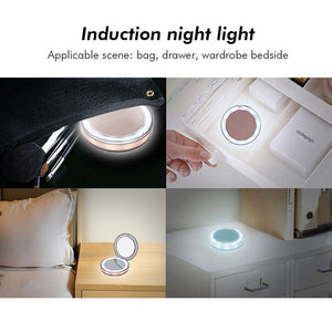 LED Lighted Vanity Travel Makeup Mirror