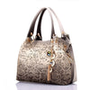 hollow out ombre handbag floral print