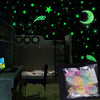 100Pcs/set Night luminous Moon Star Stickers