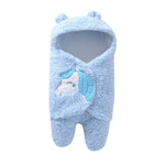 Baby's Clothing Set Cute Cartoon Warm Wrap Blanket Jumpsuit One-piece Suit