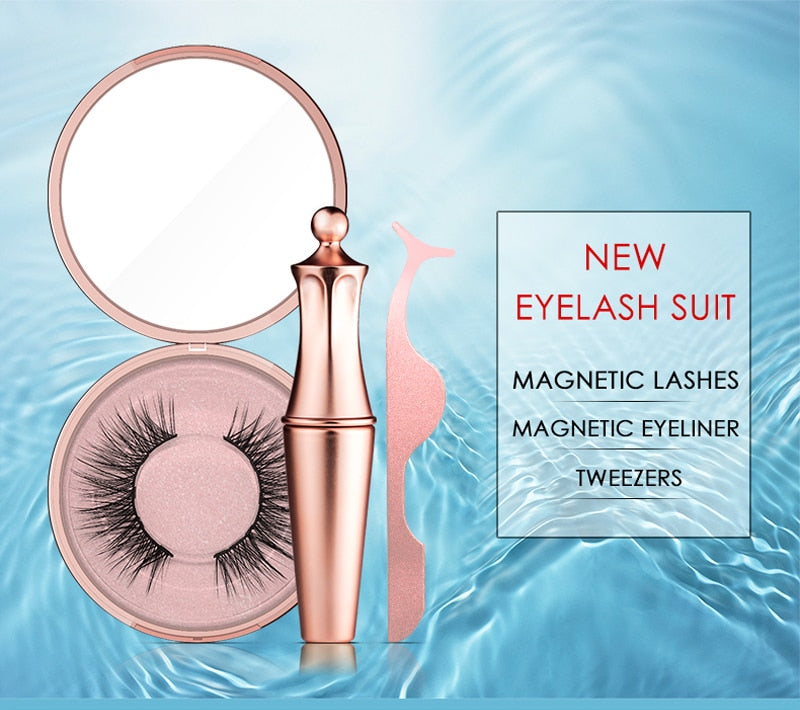 Magnetic Liquid Eyeliner & Magnetic False Eyelashes