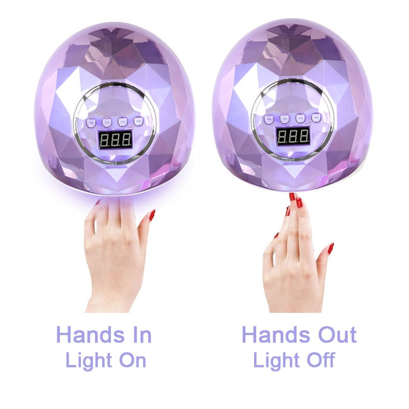 86W UV LED Lamp Nail Dryer For Nail Manicure With 39 PCS LEDs Fast Drying Nail Drying Lamp Curing Light