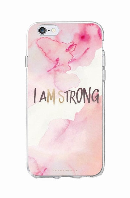 Only Love Happy Trust Quote Soft Phone Case Fundas Coque Cover For iPhone 7Plus 7 6 6S 5S SE 8 8Plus X XS Max