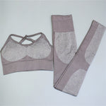 2PCS/Set Camouflage Yoga Set Women Seamless (check Sizes Before Purchase)