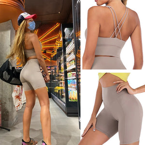 Yoga Set Short Women Fitness Set