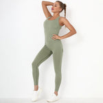 One Piece Rompers Yoga Set