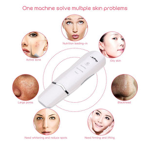 Professional Ultrasonic Facial Skin Scrubber Ion Deep