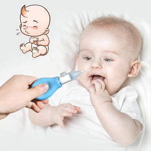 Infant silicone nasal aspirator pump