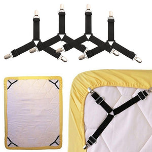 Bedding Article Accessory 4pcs  Nylon Buckle Elastic